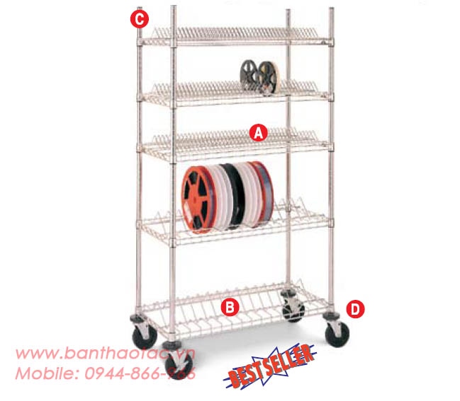 Xe đẩy SMT Reel Cart  - xe-day-smt-reel-cart-1